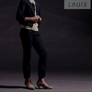 LOUIE-NWT Girls Denim Front Slit Jeans